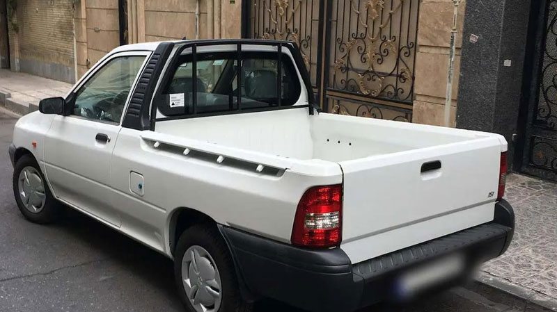 پراید وانت برای حمل کالاهای فروشگاه‌های اینترنتی