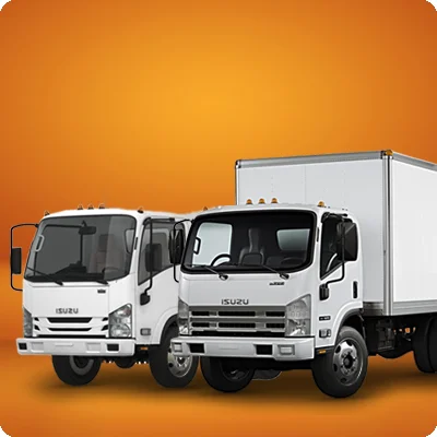 ماشین ایسوزو برای حمل بار در اپلیکیشن ترابرنت