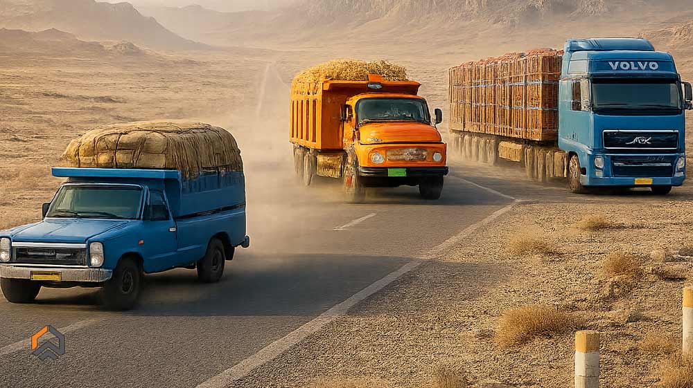 ترابرنت صاحبان کالا برای ارسال کالا، درخواست وانت سبک و سنگین و انواع ماشین‌های باربری