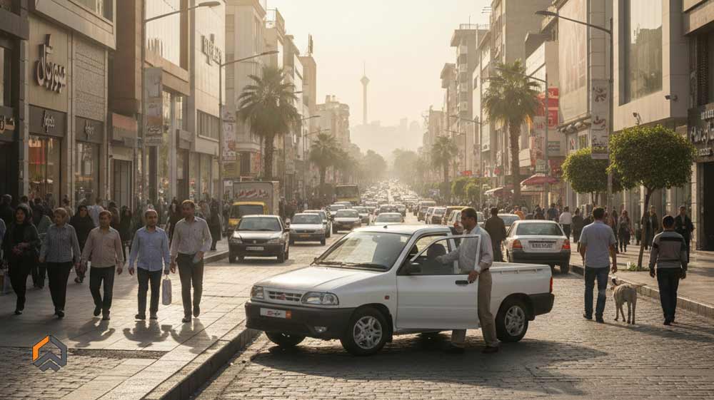 جابجایی بار در تهران